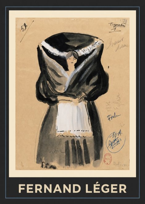 Fernand Léger Tigmarcken No1 - Plakat