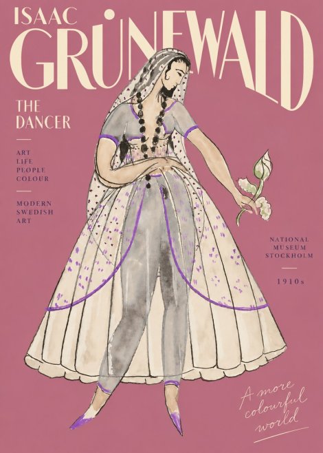 Isaac Grünewald Costume Study IV No5 - Plakat