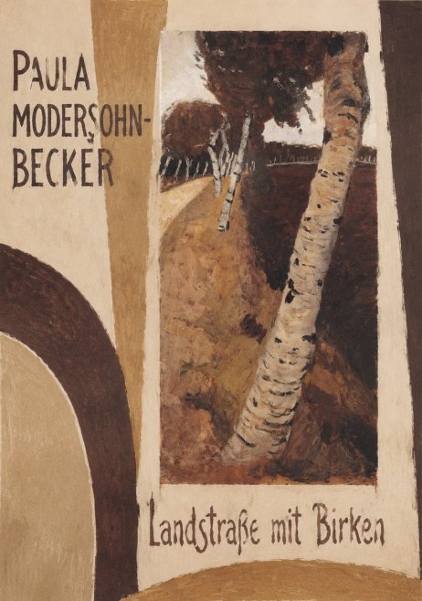 Paula Modersohn-Becker Landstraße Mit Birken No2 - Plakat