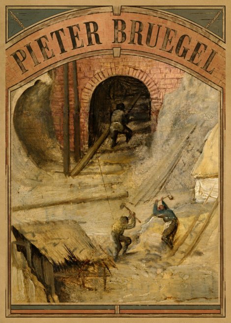 Pieter Bruegel The Miners No6 - Plakat