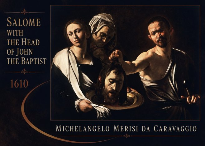 Michelangelo Merisi da Caravaggio Salome with the Head of John the Baptist No2 - Plakat