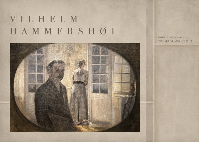 Vilhelm Hammershøi Double Portrait of the Artist and His Wife No4 - Plakat