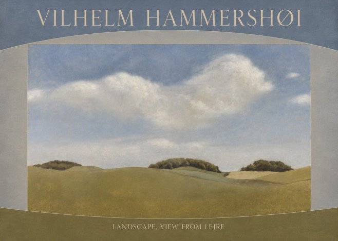 Vilhelm Hammershøi Landscape, View from Lejre No3 - Plakat