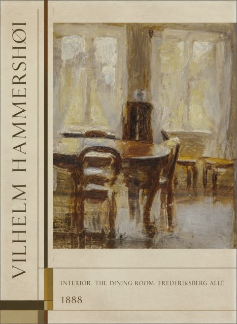 Vilhelm Hammershøi Interior. the Dining Room. Frederiksberg Allé No2 - Plakat