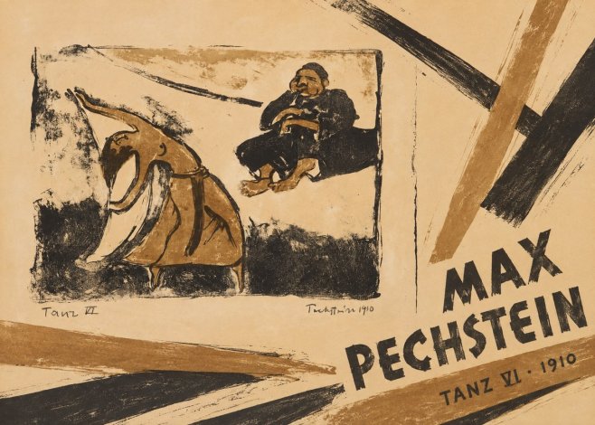 Max Pechstein Tanz Vi • 1910 No4 - Plakat