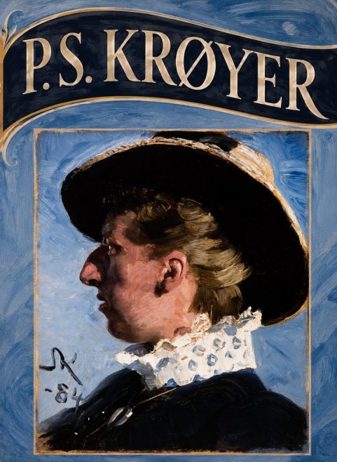 P.S. Krøyer Self-portrait II No5 - Plakat