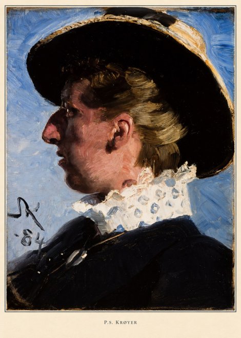 P.S. Krøyer Self-portrait II No6 - Plakat