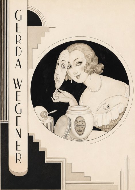 Gerda Wegener Crème Teindelys I No2 - Plakat