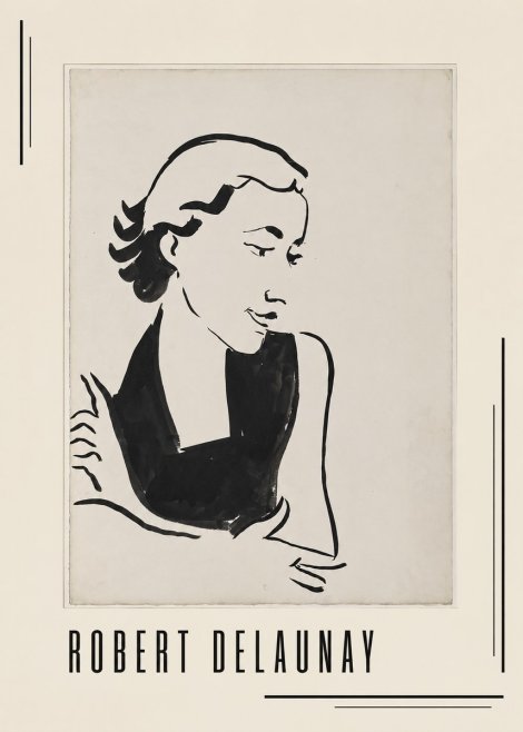 Robert Delaunay Figure Study No1 - Plakat