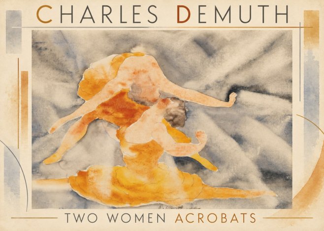 Charles Demuth Two Women Acrobats No1 - Plakat