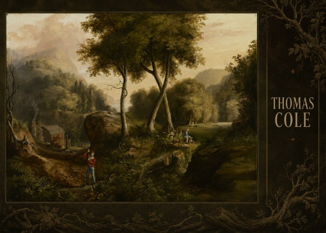 Thomas Cole The Hunter's Return I No4 - Plakat