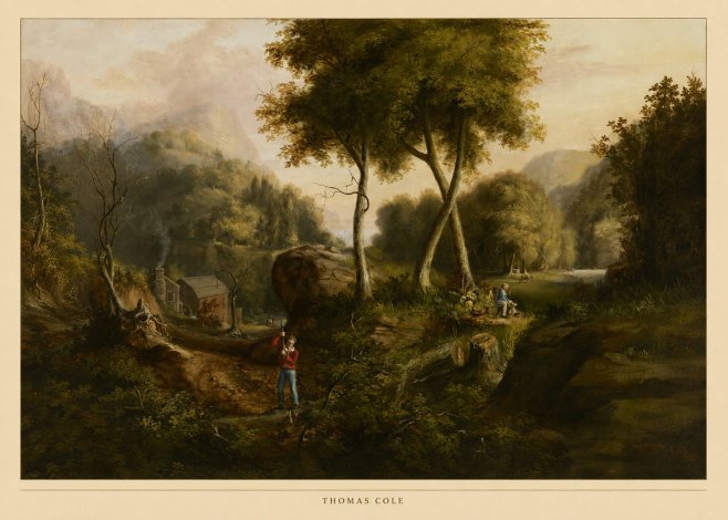 Thomas Cole The Hunter's Return I No5 - Plakat