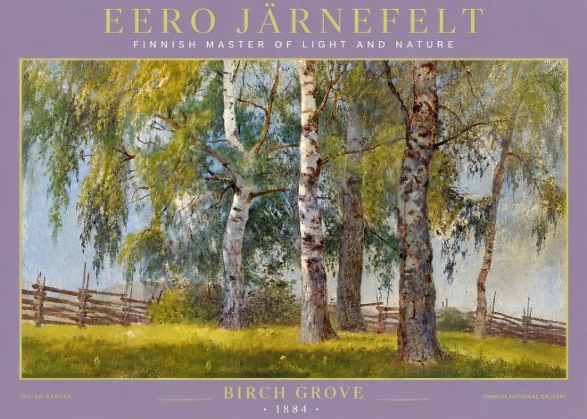 Eero Järnefelt Birch Grove No3 - Plakat