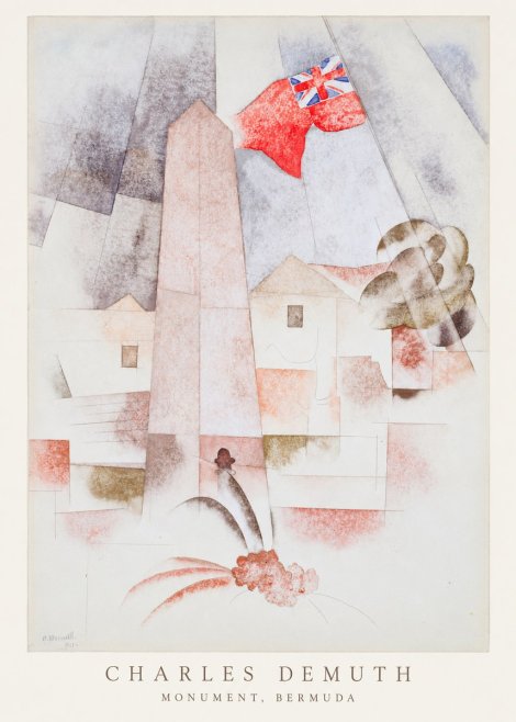 Charles Demuth Monument, Bermuda No6 - Plakat