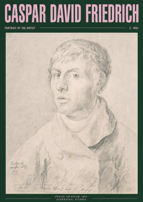Caspar David Friedrich Portrait of the Artist No3 - Plakat