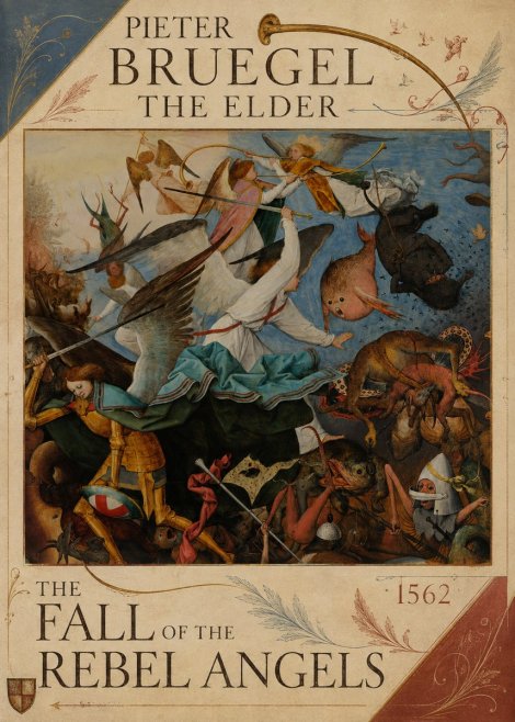 Pieter Bruegel The Fall of the Rebel Angels IV No5 - Plakat
