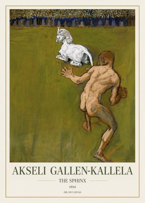 Akseli Gallen-Kallela Väinämöinen's Kantele No2 - Plakat