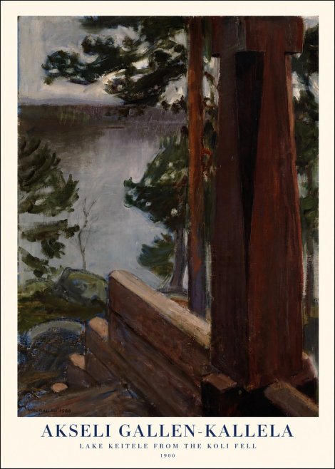 Akseli Gallen-Kallela Lake Keitele from the Koli Fell No1 - Plakat