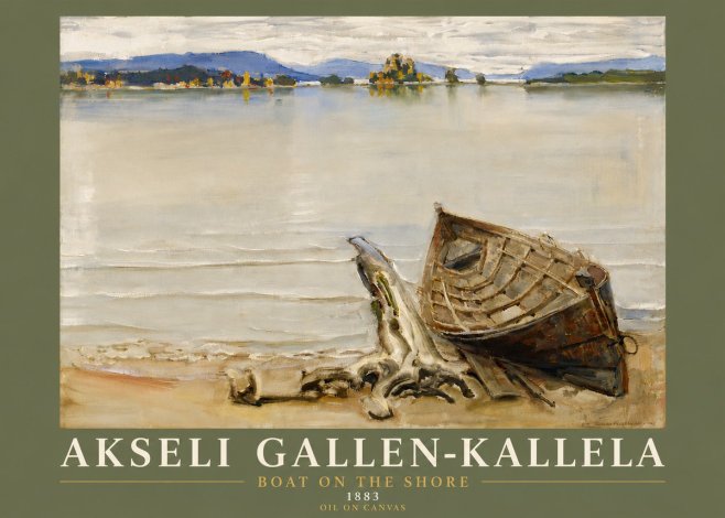 Akseli Gallen-Kallela Boat on the Shore No5 - Plakat