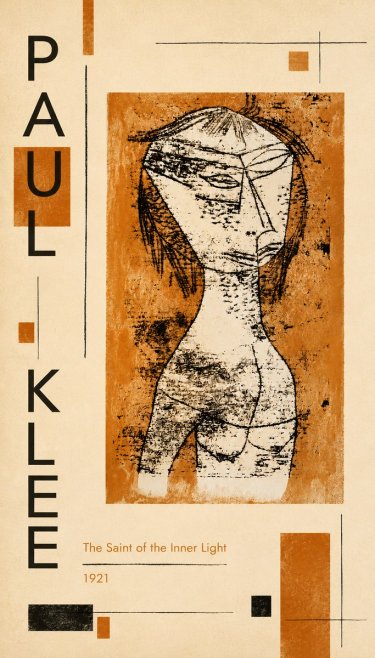 Paul Klee Die Heilige Vom Innern Licht No5 - Plakat