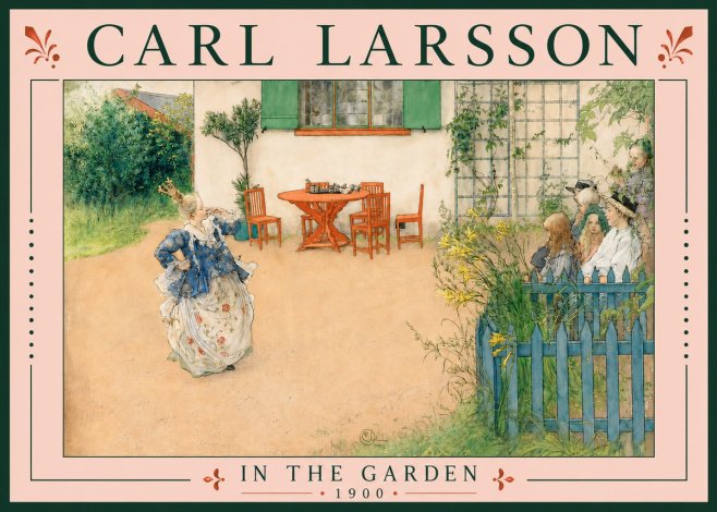 Carl Larsson In the Garden No5 - Plakat