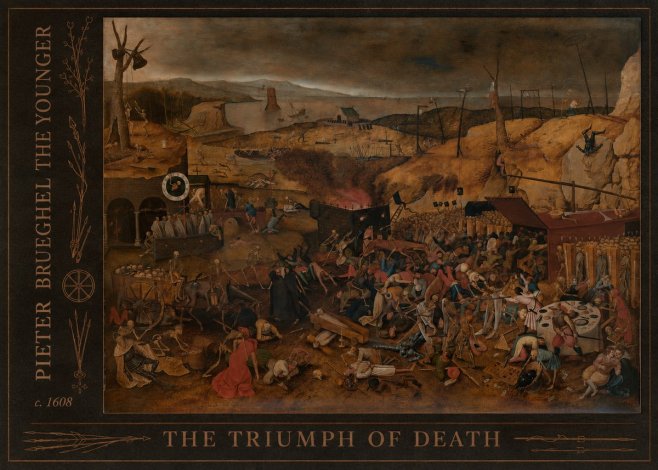Pieter Bruegel The Triumph of Death II No2 - Plakat