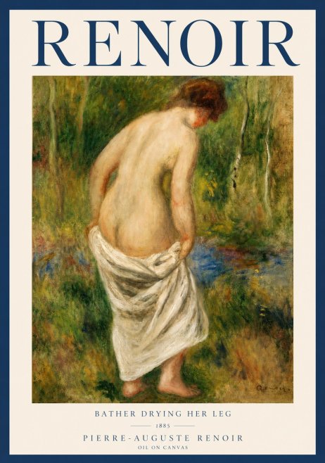 Renoir Young Bather No3 - Plakat