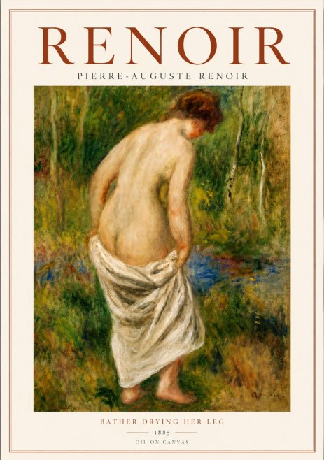 Renoir Young Bather No5 - Plakat