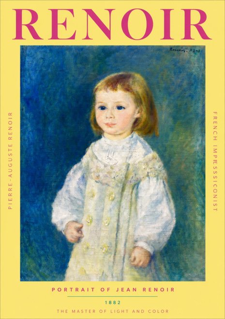 Renoir Portrait of Jean Renoir No4 - Plakat