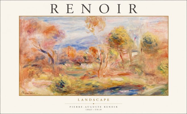 Renoir Landscape No1 - Plakat