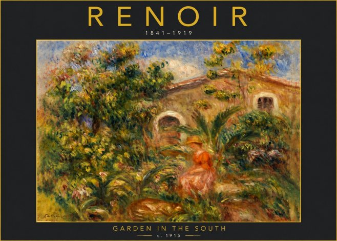 Renoir Garden in the South No6 - Plakat