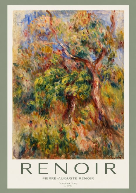 Renoir Landscape Study No2 - Plakat