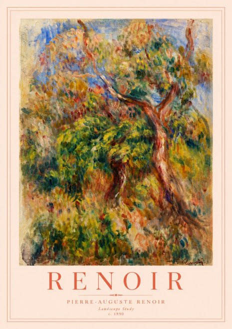 Renoir Landscape Study No6 - Plakat