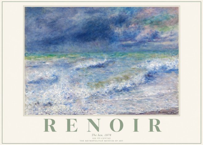 Renoir The Sea No2 - Plakat