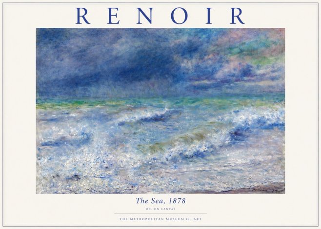 Renoir The Sea No3 - Plakat