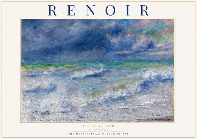 Renoir The Sea No6 - Plakat