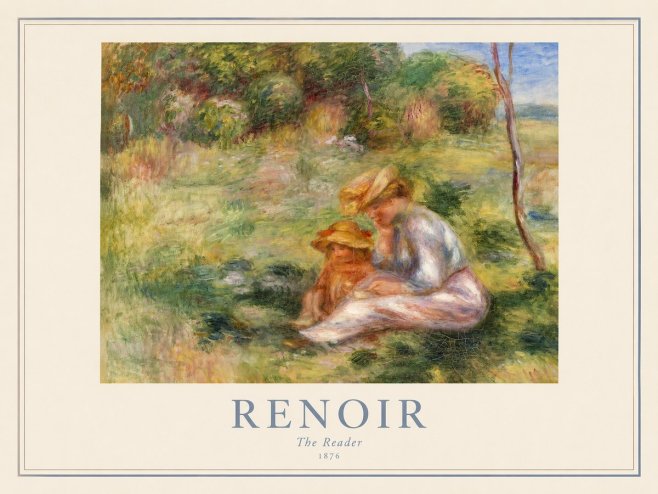 Renoir The Reader I No1 - Plakat