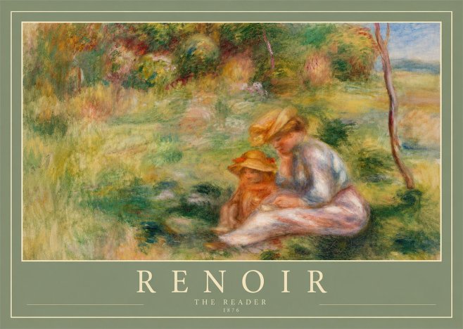 Renoir The Reader No2 - Plakat