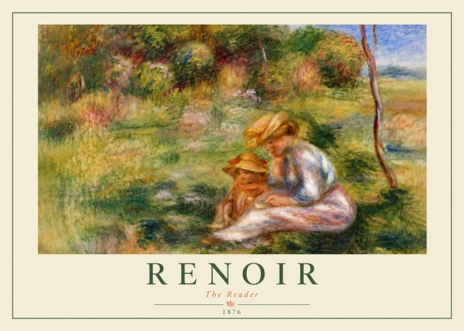 Renoir The Reader No6 - Plakat