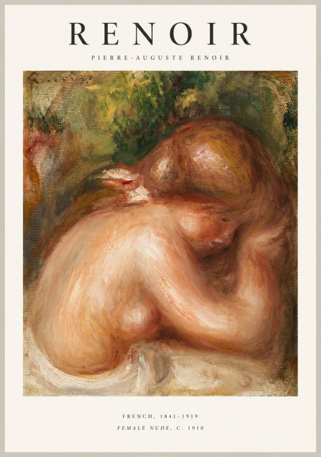 Renoir Female Nude, C. 1910 No1 - Plakat