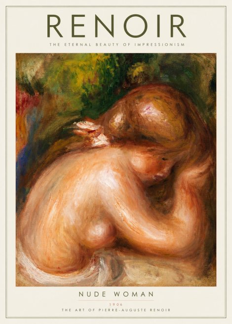 Renoir Female Nude, C. 1910 No2 - Plakat