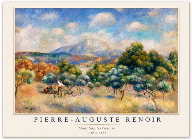 Renoir Landscape Near Cagnes I No2 - Plakat