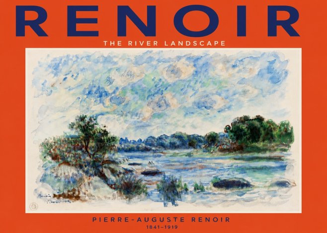 Renoir The River Landscape No5 - Plakat
