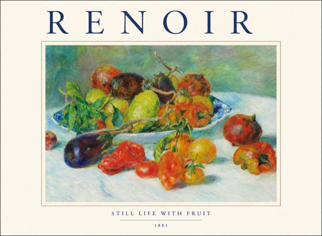Renoir Still Life with Fruit I No1 - Plakat