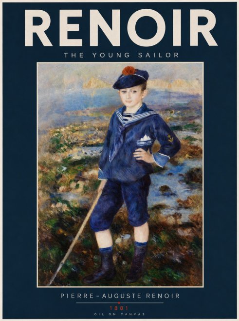Renoir The Young Sailor No2 - Plakat