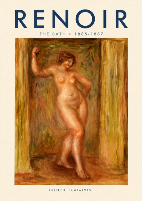 Renoir The Bath No3 - Plakat