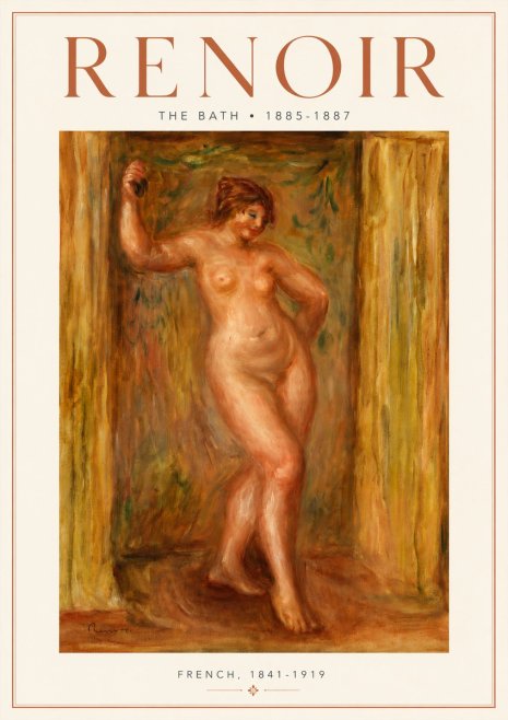 Renoir The Bath No5 - Plakat