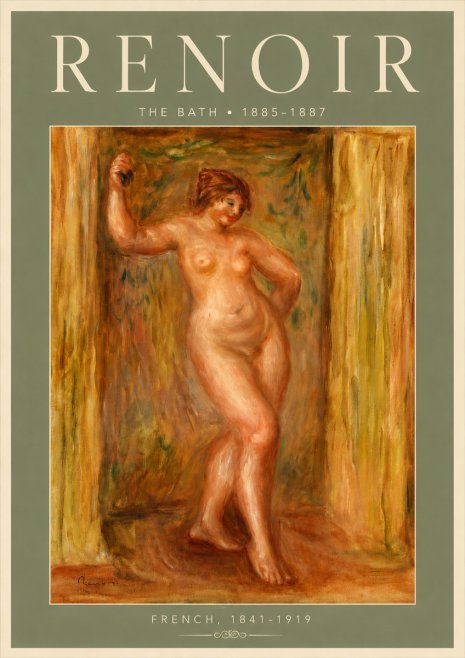 Renoir The Bath No6 - Plakat