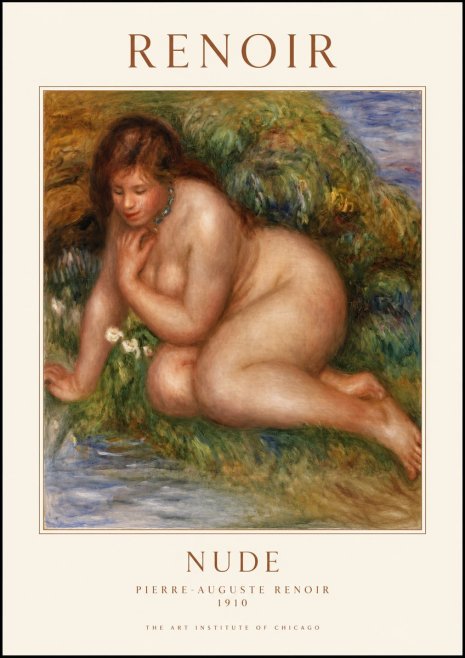 Renoir Nude No1 - Plakat