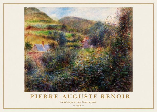 Renoir Landscape in the Countryside No1 - Plakat